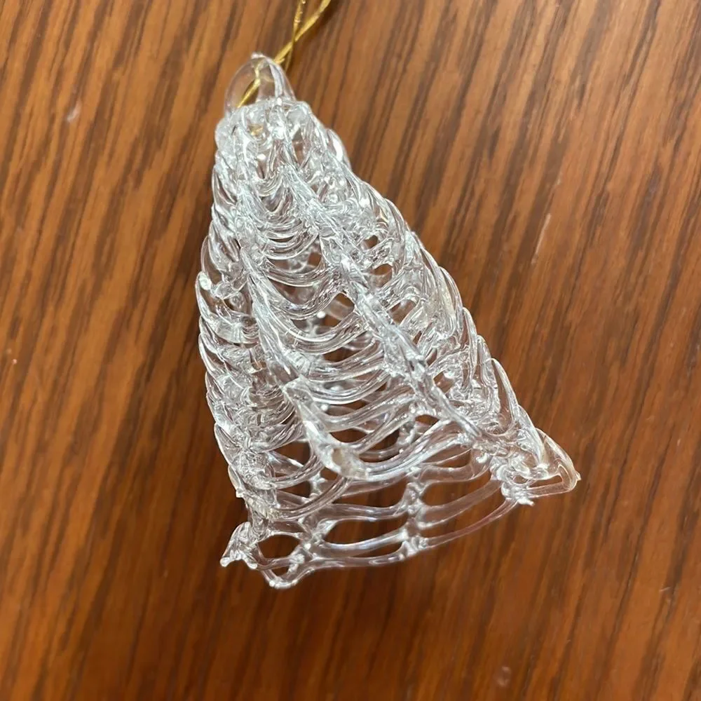 ‎2 blown glass Christmas tree ornaments